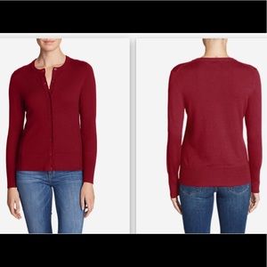 NWT! Eddie Bauer Christine Cardigan Sweater